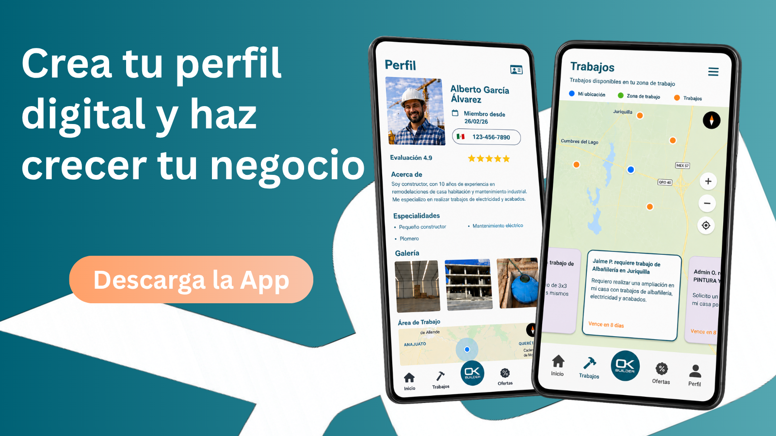 Los mejores profesionales de la construcción en una app